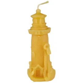 Aspinaworld Leuchtturmkerze 10 cm gelb