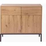 CaliCosy Sideboard 90 x 80 cm Naturbelassen