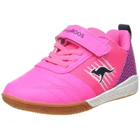 KangaROOS K5-super Court Ev, Sneaker Unisex Kinder, Neon Pink