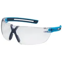 uvex x-fit pro Schutzbrille, kratzfest, beschlagfrei 9199247 , Farbe: blau / anthrazit, ohne Slider