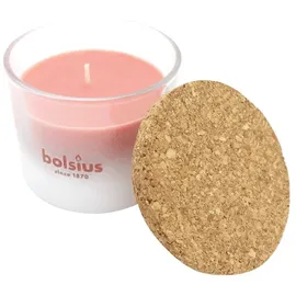 Bolsius Floral Blessings Duftkerze 66 mm rosa