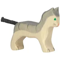 Grolls Holztiger Katze, klein, grau