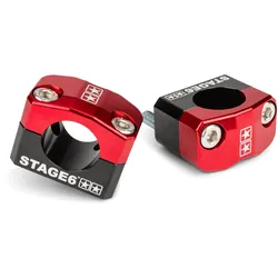 Lenkerklemmen Stage6 28,6mm rot