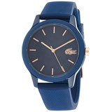 Lacoste Analog Quarzuhr für Damen mit Marinblaues Silikonarmband - 2001067