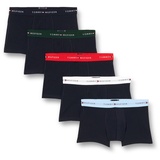 Tommy Hilfiger Underwear »5P TRUNK WB«, (Packung, 5 St., 5er-Pack), mit Tommy Hilfiger Logo-Elastikbund, Signature Kollektion,