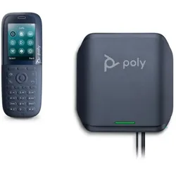 Poly Rove Single/Dual Cell DECT B2 Basisstation und Rove 30 Handset Kit EMEA INTL 8J8W5AA#ABB, 2200-86850-101