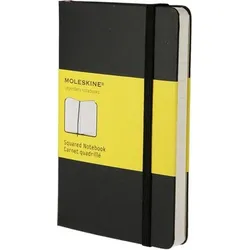 Moleskine Kariertes Notizbuch Taschen schwarz