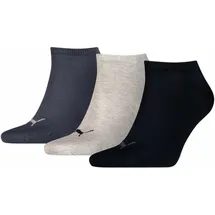 Puma Füßlinge 3er Pack Blau/Grau 39-42