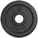 Sporttrend 24 Hantelscheiben Sporttrend 24® Hantelscheibe 1,5KG Gusseisen 30/31mm, Gewichtsscheibe schwarz