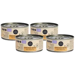 PUJA Nassfutter für Katzen 4x100g 100 g