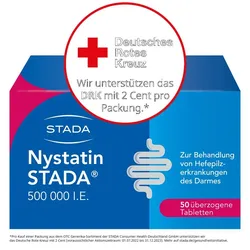Nystatin STADA 500000 I.E. 50 St Überzogene Tabletten