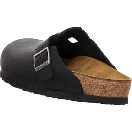 Birkenstock Boston Nubukleder geölt schwarz 44