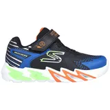 SKECHERS Flex-Glow Bolt Kinder Schwarz/Blau/Orange 33