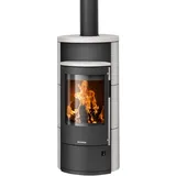 ORANIER Kaminofen Polar Neo 4 schwarz Keramik Seidenweiß 5kW