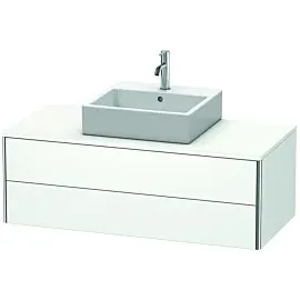 Duravit XSquare Waschtischunterschrank, 2 Schubkästen, Weiß matt
