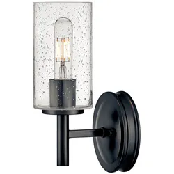 Collier 1-Liter-Wandleuchte mit klarem Saatglas.