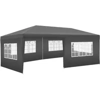 Tectake tectake® Pavillon, 6 x 3 m, im Stecksystem,