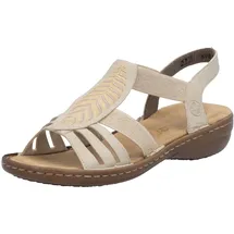 Rieker Sandalette Damen Beige 37