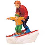 Lemax Father Son Skiing Weihnachtsdorf, Winterdorf