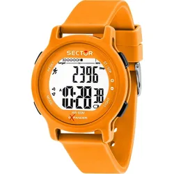Sector Herrenuhr Kunststoff orange Herren 