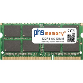 PHS-memory 8GB RAM Speicher für Gigabyte BRIX Mini PC GB-XM1-3537 (rev.1.0) DDR3 SO DIMM 1600MHz PC3L-12800S (Gigabyte BRIX GB-XM1-3537 (rev.1.0), 1 x 8GB), RAM Modellspezifisch