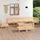 vidaXL Garten-Lounge-Set 10-tlg. Kiefer braun