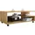 VCM Holz Couchtisch Rollen rollbar Kaffeetisch Stango XL
