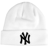 New Era Beanie New York Yankees weiß