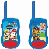 Lexibook Paw Patrol La Patrulla Canina Chase Walkie-talkies, Pinza para Colgar del cinturón, batería, Azul/Rojo, TW12PA