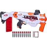 NERF Ultra Focus Blaster, 10 AccuStrike Ultra Darts, Clip-Magazin, Schulterstütze, nur mit NERF Ultra Darts kompatibel[Exklusiv bei Amazon]