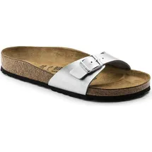Birkenstock Madrid Birko-Flor schmal silber 39
