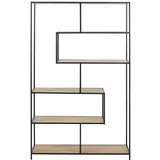 miliboo Industrie-Bücherregal 114 x 0 x 0 cm Schwarz