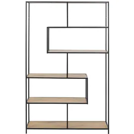 miliboo Industrie-Bücherregal 114 x 0 x 0 cm Schwarz