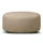 Konsimo Sitzhocker Raggi Textil 80 x 36 x 80 cm Beige