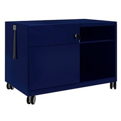 BISLEY NoteTM Caddy Rollcontainer oxfordblau 2 Auszüge 80,0 x 49,0 x 56,3 cm