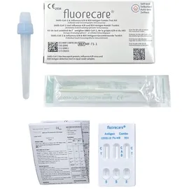 fluorecare SARS-CoV-2, Influenza A/B & RSV Combo-Schnelltest 10 St.
