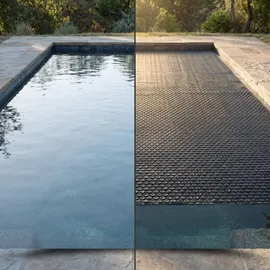 MuCoLa Pool-Abdeckplane Solarfolie schwarz 600 x 400 cm