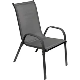 Mojawo - Gartengarnitur Sitzgarnitur Stapelstühle Stapelsessel 7teilig 160x90cm