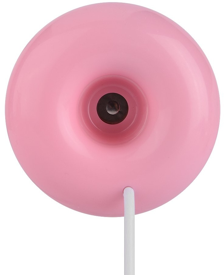 Eboxer Tragbarer Mini-Donut-förmiger USB-Zerstäubungsspray-Luftbefeuchter USB Luftbefeuchter für Home Office-Auto(rosa)