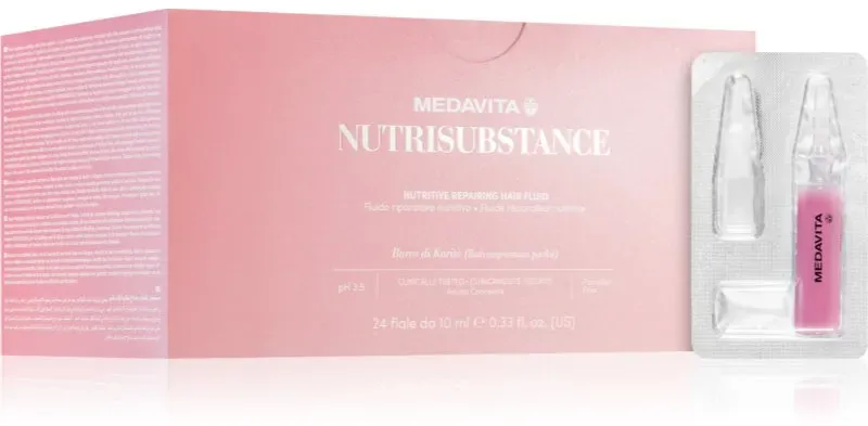 Medavita Nutrisubstance Nutritive Repairing Fluid nährende Tiefenpflege für das Haar 24x10 ml