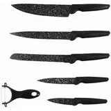 GOURMETmaxx Messerset 6-tlg. Schwarz
