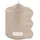 Fink Stumpenkerze 10 cm silber