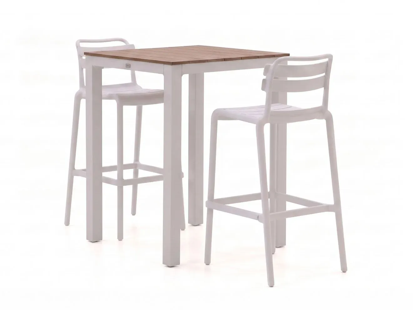 + 10 % Kassenrabatt | Forza Vico/Fidenza 80 cm Gartenbar-Set 3-teilig