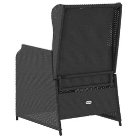 vidaXL Gartenbank 2 pcs  Schwarz