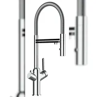 VIZIO BOD 3 Wege Wasserhahn Einhebelmischer Silber