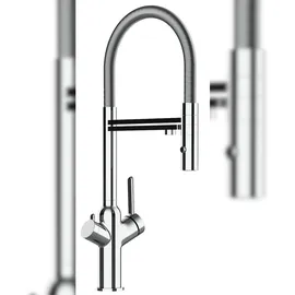 VIZIO BOD 3 Wege Wasserhahn Einhebelmischer Silber