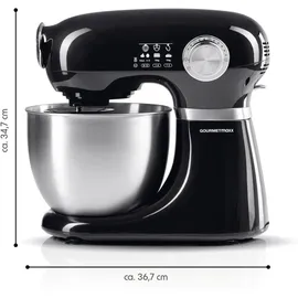 GOURMETmaxx Knetmaschine schwarz