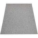 Quelle Teppich "Venezia" Gr. 8, grau B:300cm H:4mm L:400cm, Kunstfaser, Teppiche, In- und Outdoor geeignet, Sisal-Optik, Wetterfest & UV-beständig, für Balkon, Terrasse Wintergarten, besonders flach, auch für Küche, Esszimmer und Wohnzimmer