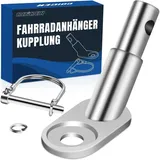 Coicer Fahrradanhänger Kupplung Adapter Hundeanhänger Sicherungsstift Silber