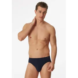 SCHIESSER Minislip unifarben Blau S 3er Pack